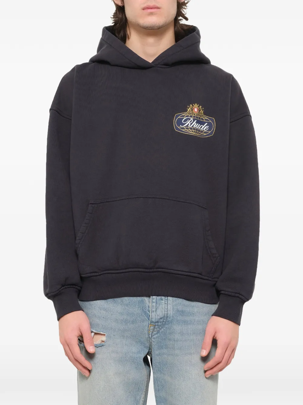 RHUDE Safari Crest hoodie Zwart