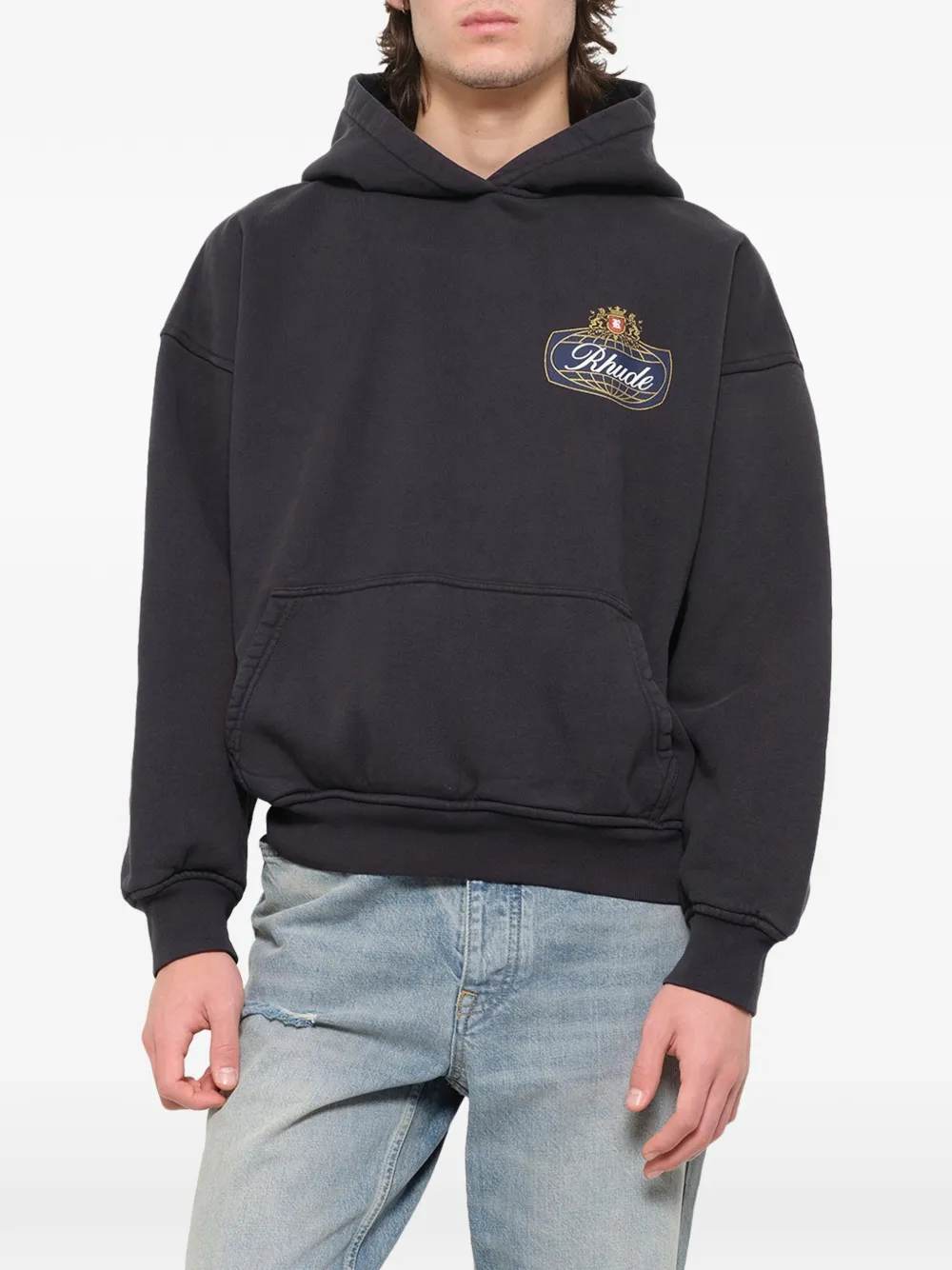 RHUDE Safari Crest hoodie Zwart