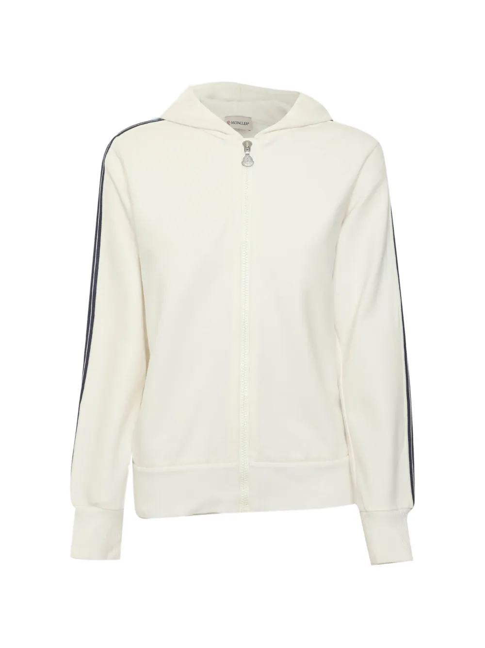 Moncler sweat zippé bicolore - Tons neutres