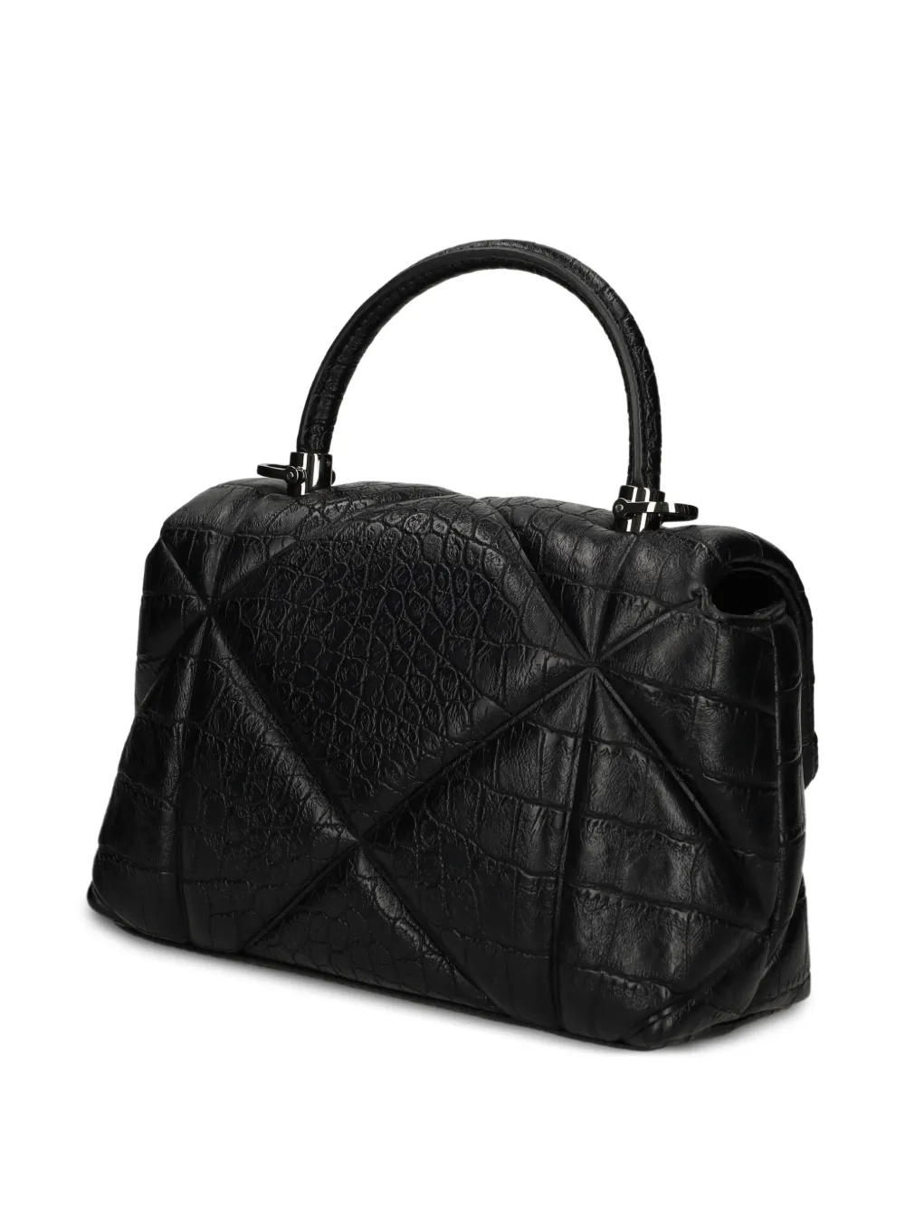 Love Moschino Shopper met logo applicatie Zwart