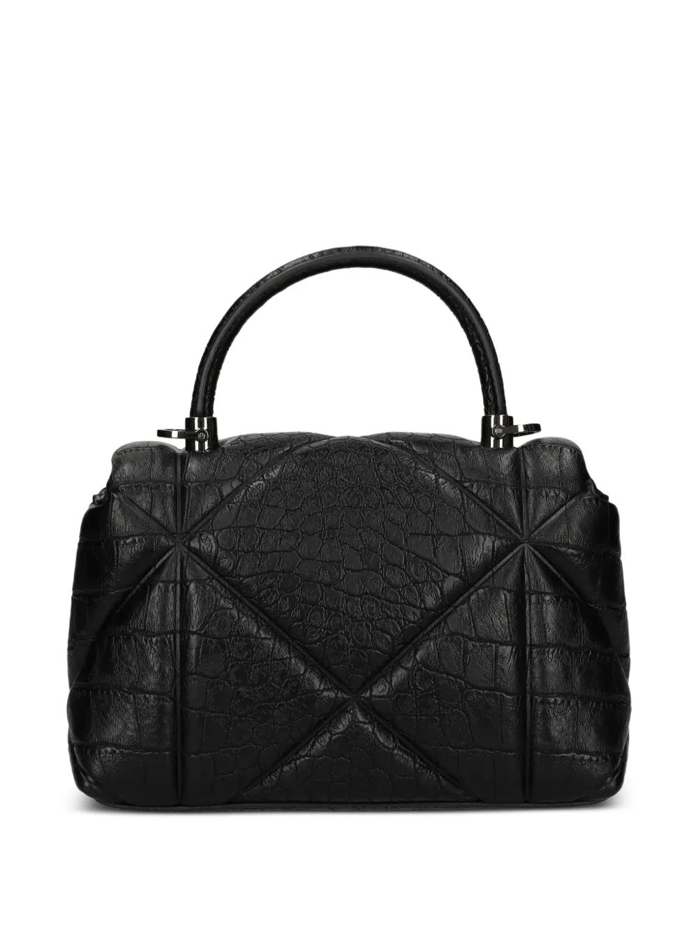 Love Moschino Shopper met logo applicatie Zwart