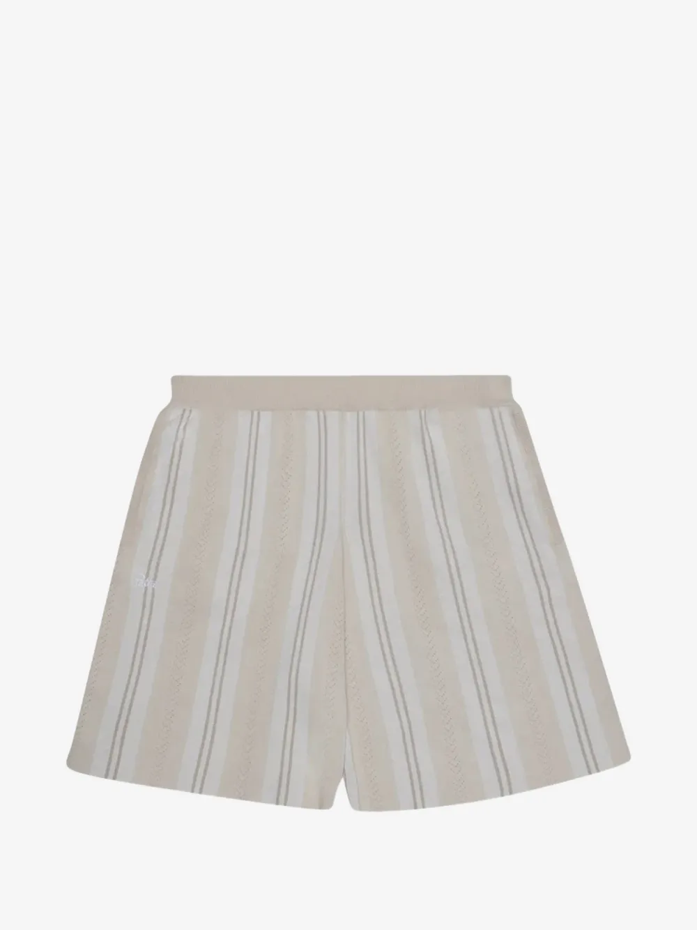 PATTA pointelle-knit striped shorts | Neutrals | Image 1