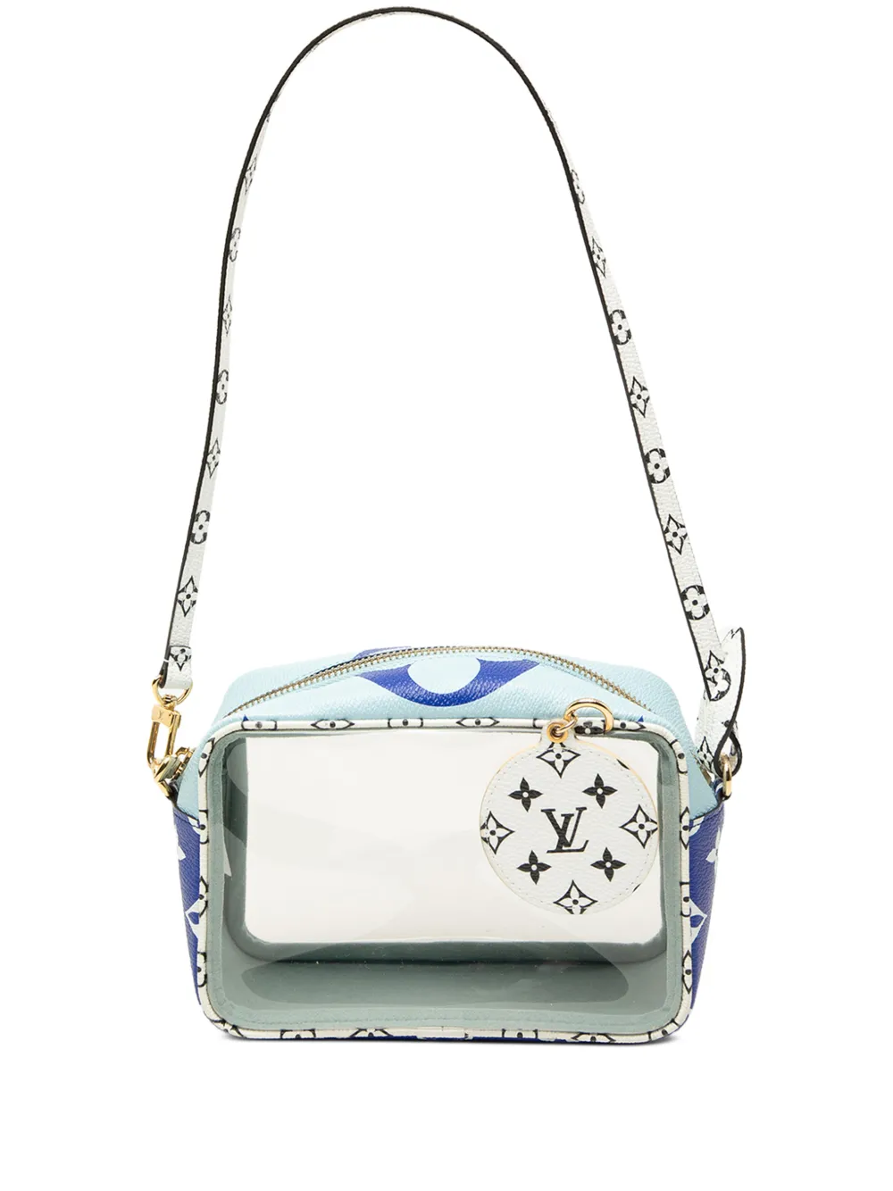 Louis Vuitton Pre-Owned 2019 Monogram Giant Beach Pouch shoulder bag - Blu