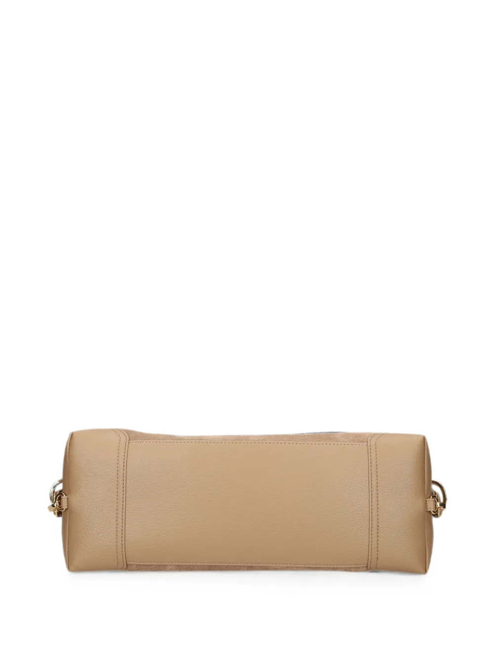 Love Moschino Schoudertas met logo-applicatie Beige