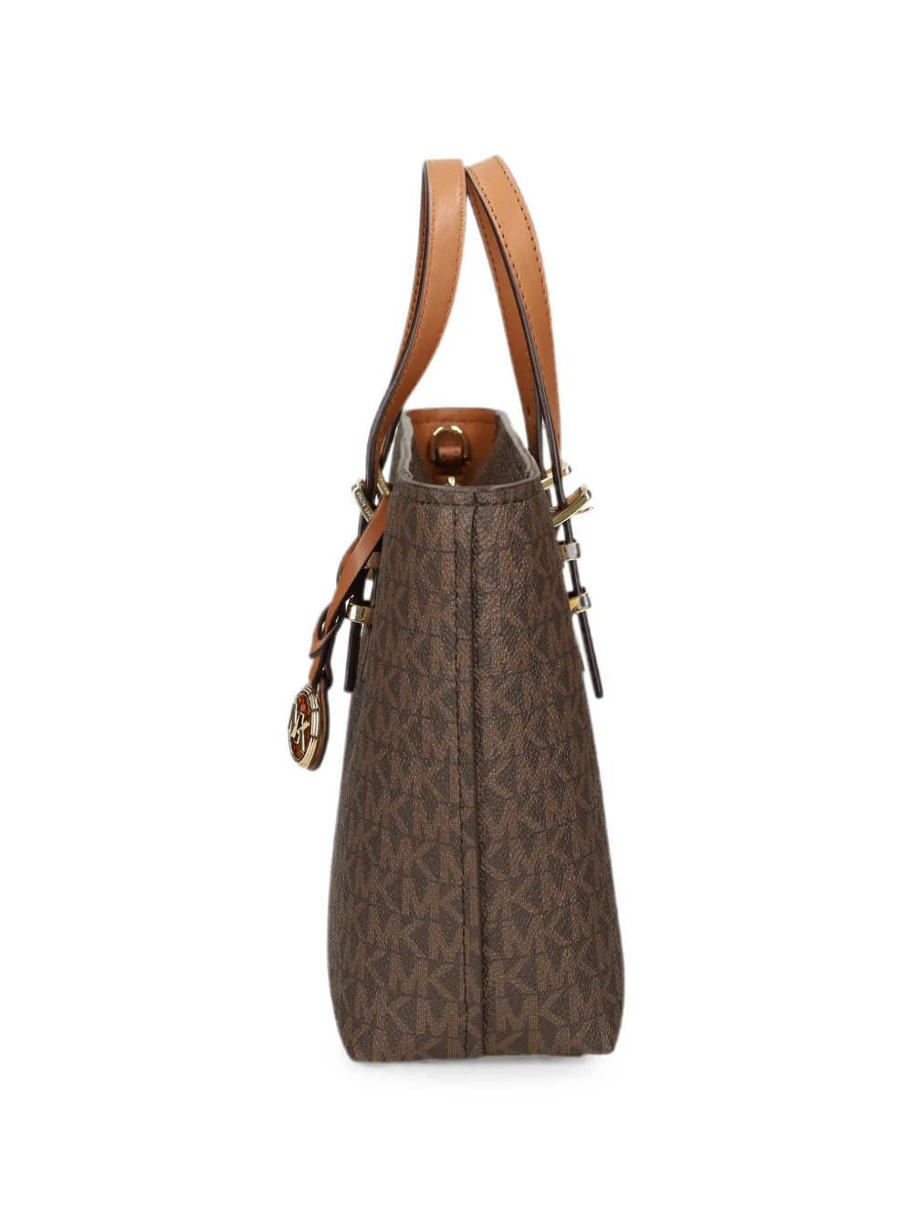 Michael Kors Kleine Quinn shopper met monogram-patroon Bruin