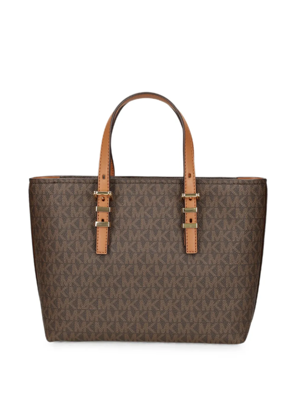 Michael Kors Kleine Quinn shopper met monogram-patroon Bruin