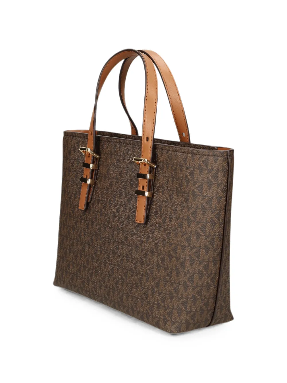 Michael Kors Kleine Quinn shopper met monogram-patroon Bruin