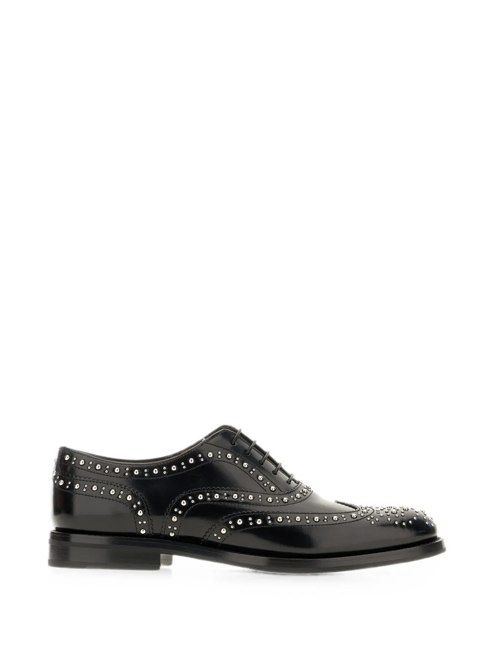 Church's Burwood Met stud-embellished brogue Oxford shoes - Black