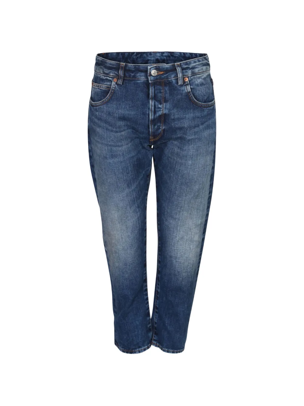 6397 faded whiskered jeans - Blu