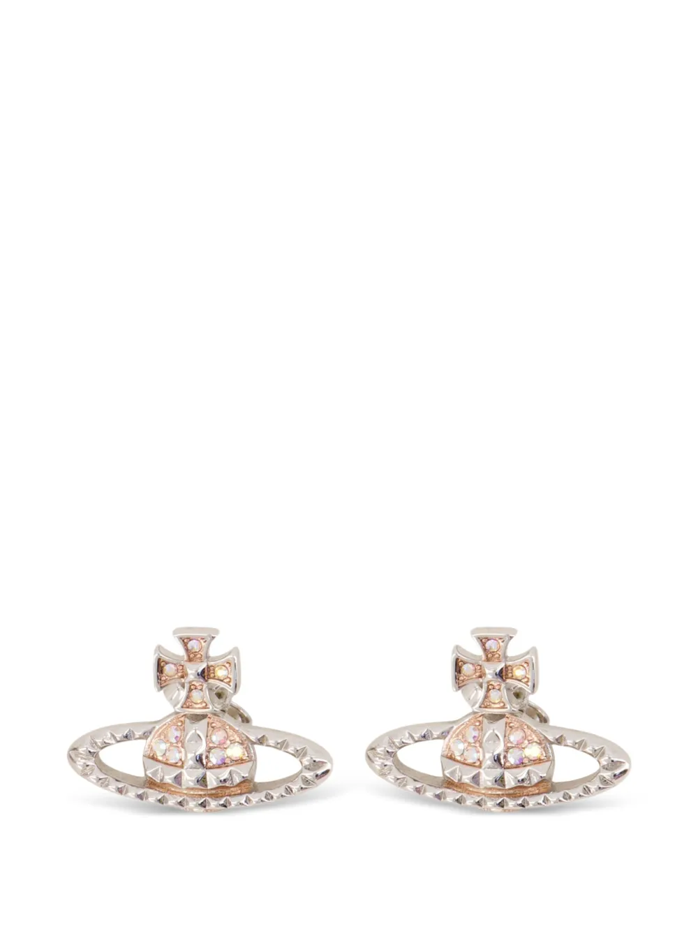Vivienne Westwood Mayfair Relief Orb earrings - Argento