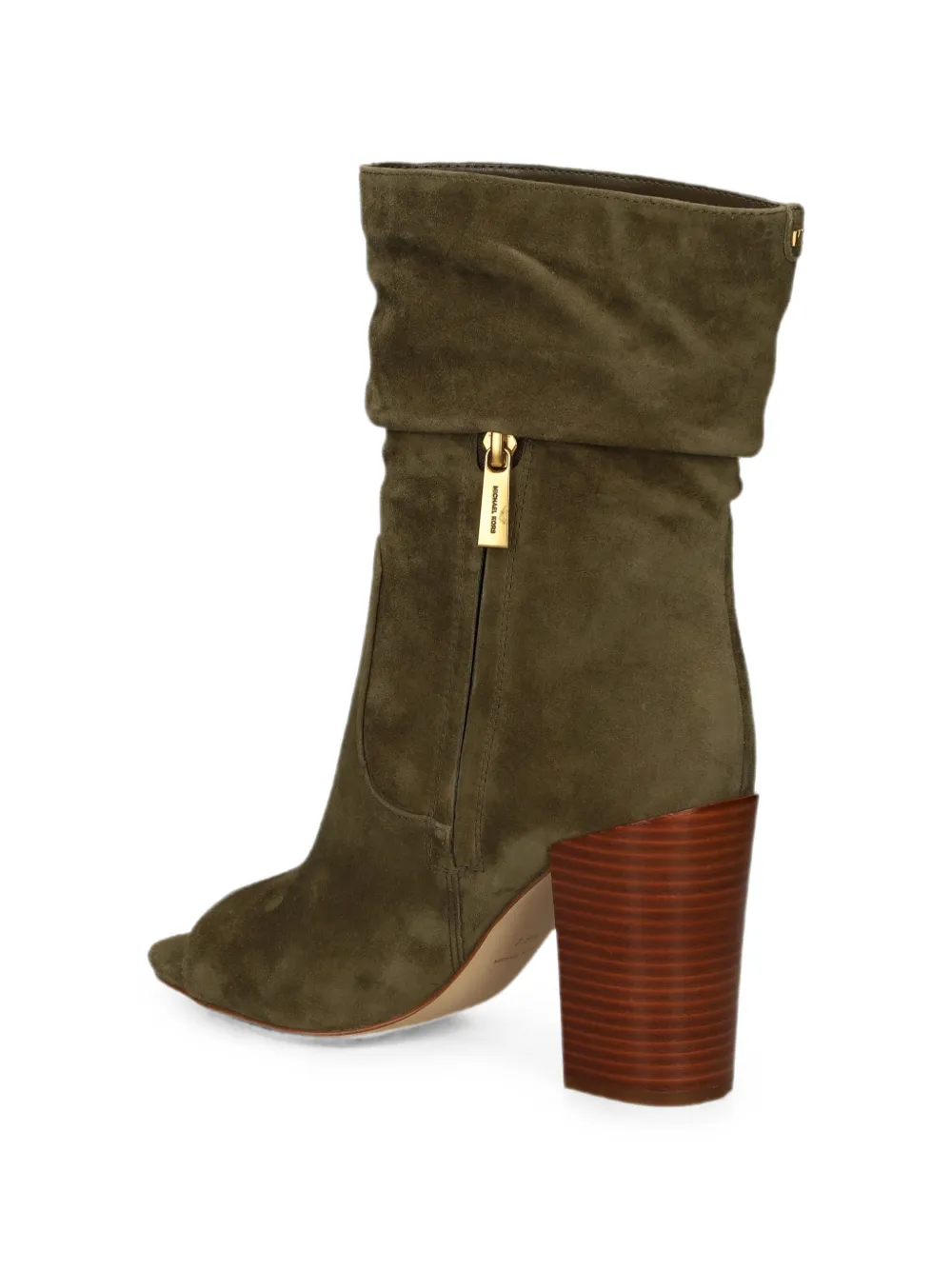 Michael Kors Shayna peep-toe boots Groen