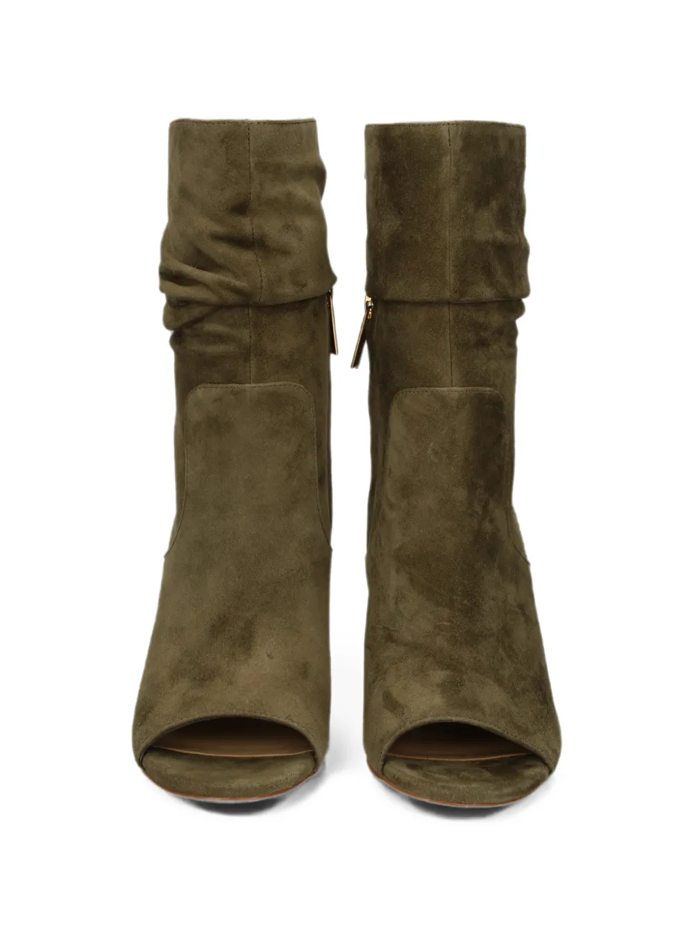 Michael Kors Shayna peep-toe boots Groen