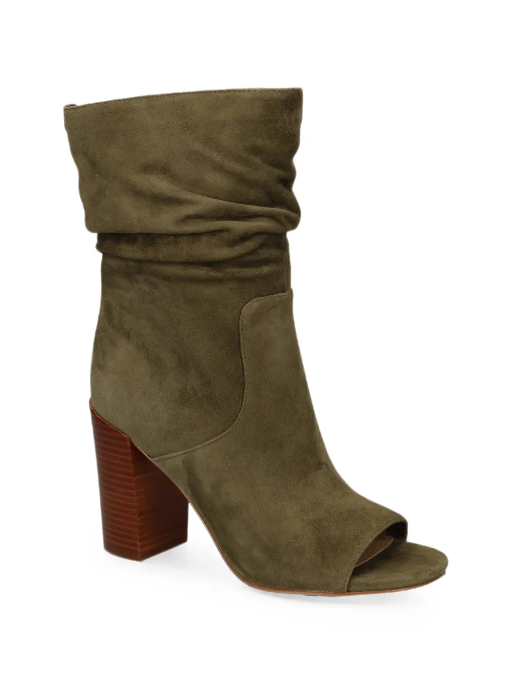 Michael Kors Shayna peep-toe boots Groen