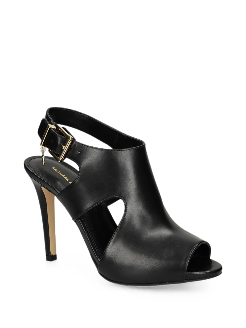 Michael Kors Harper logo-charm sandals Zwart