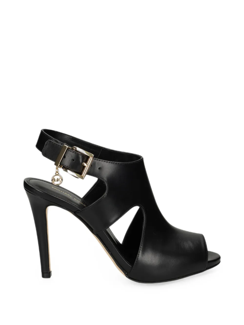 Michael Kors Harper logo-charm sandals Zwart