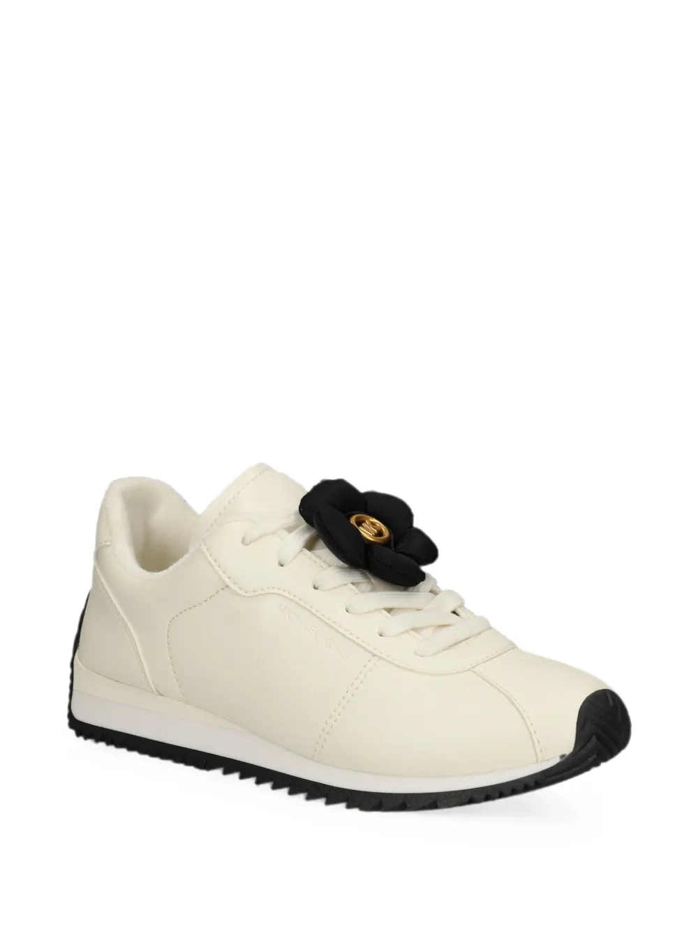 Michael Kors flower-embellishment sneakers Beige