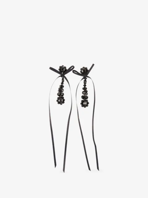 Simone Rocha Orecchini Victorian Drip con fiocco