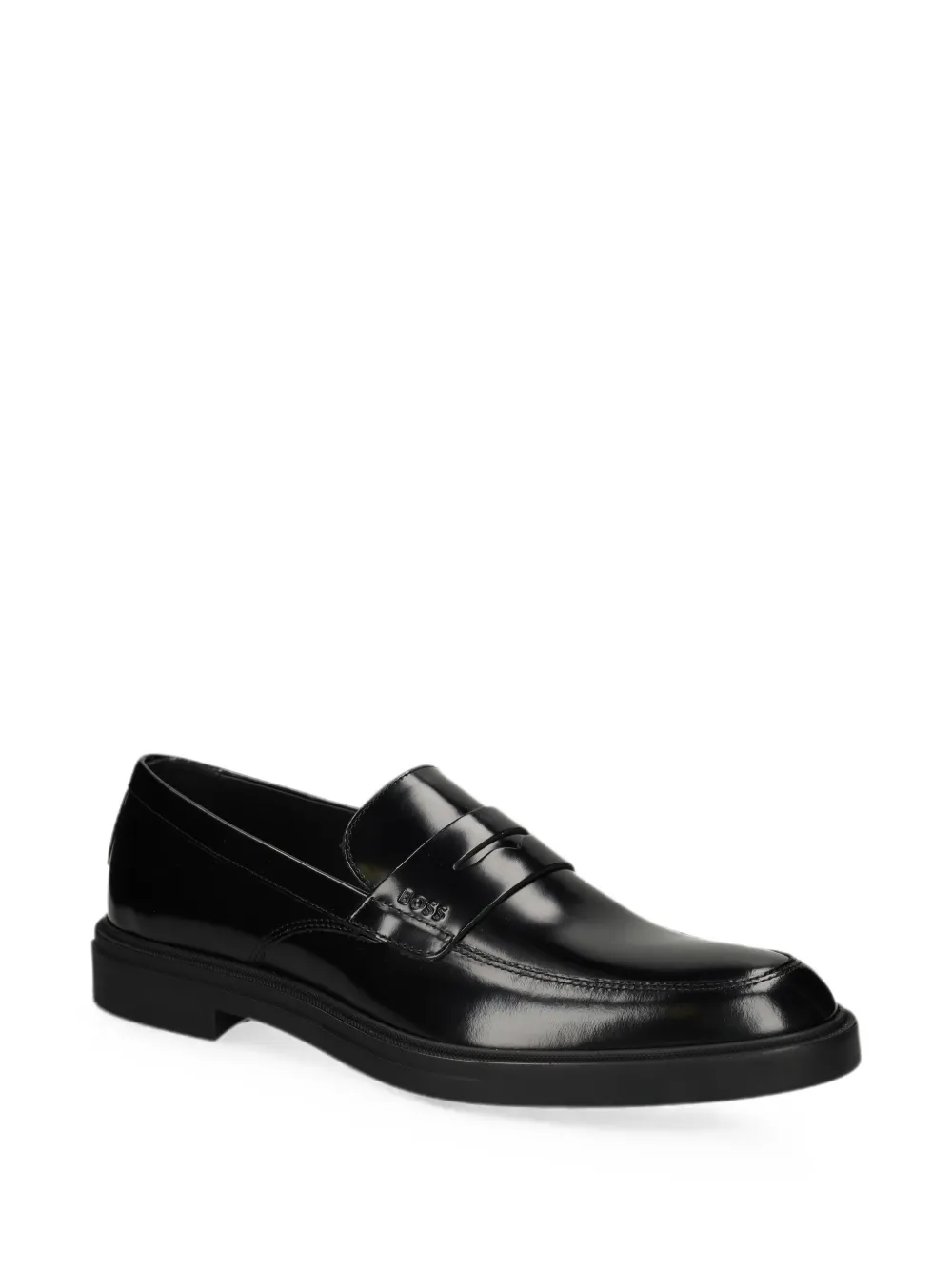 BOSS penny-slot loafers Zwart