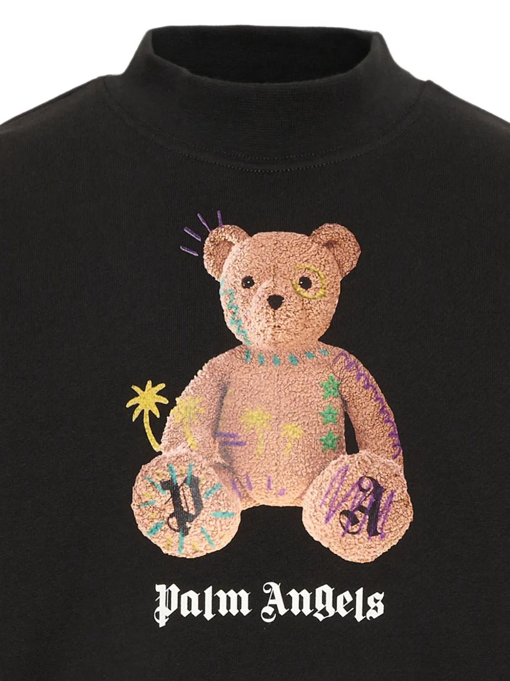 Palm Angels Kids Sweater met print Zwart