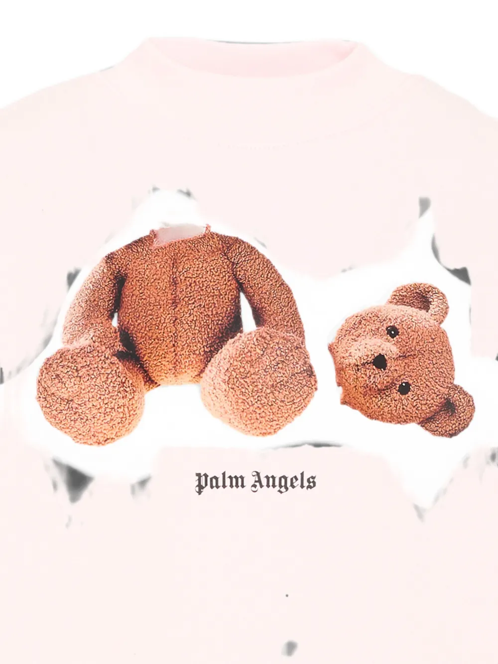 Palm Angels Kids Sweater met teddybeerprint Roze