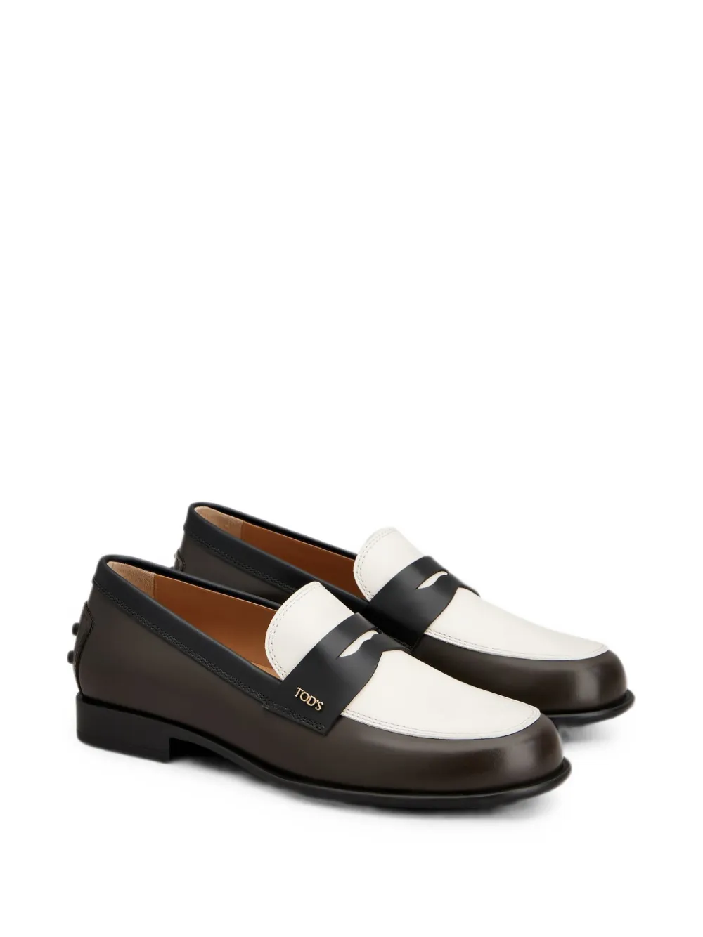 Tod's leather loafers Bruin
