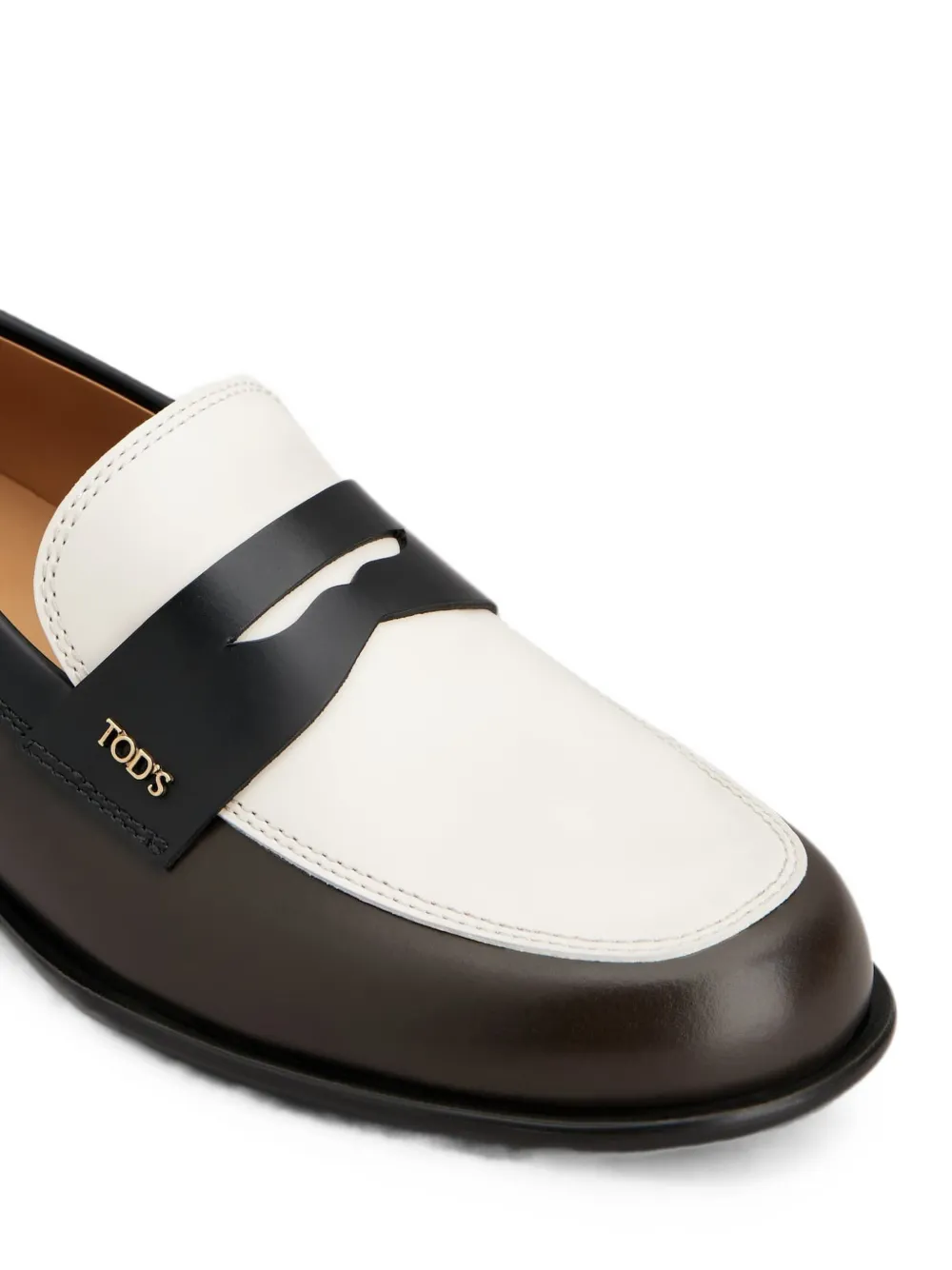 Tod's leather loafers Bruin