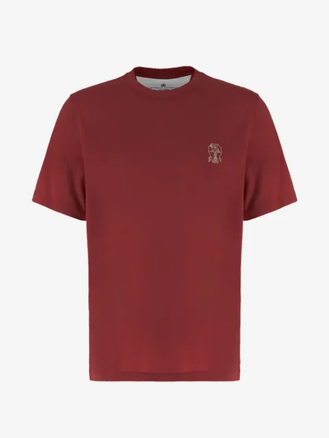 Brunello Cucinelli Camiseta com estampa de logo