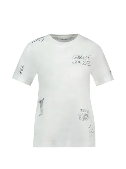 SAMSOE SAMSOE Sacamino SS graphic-print T-shirt