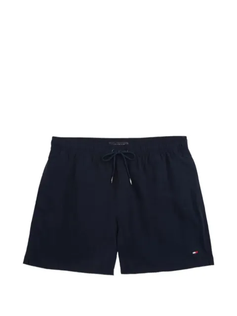 Tommy Hilfiger logo-patch drawstring swim shorts