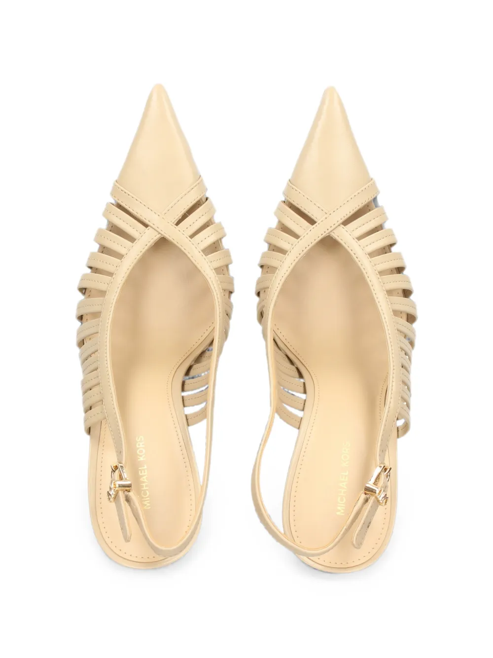 Michael Kors pointed-toe mules Beige