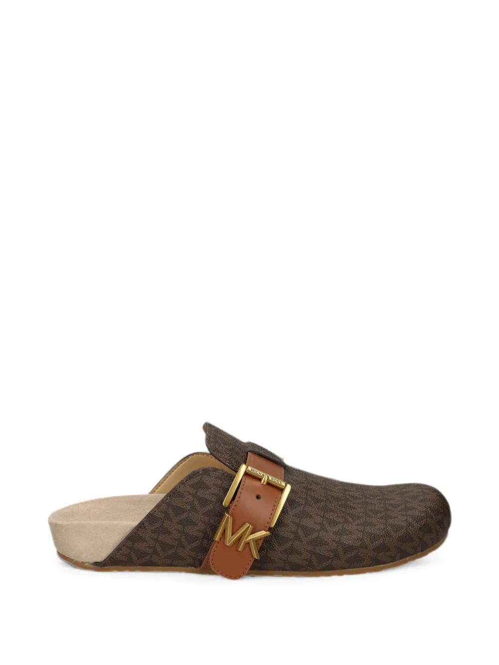 Michael Michael Kors Schnallenverschluss-mules Mit Monogrammmuster In Pink