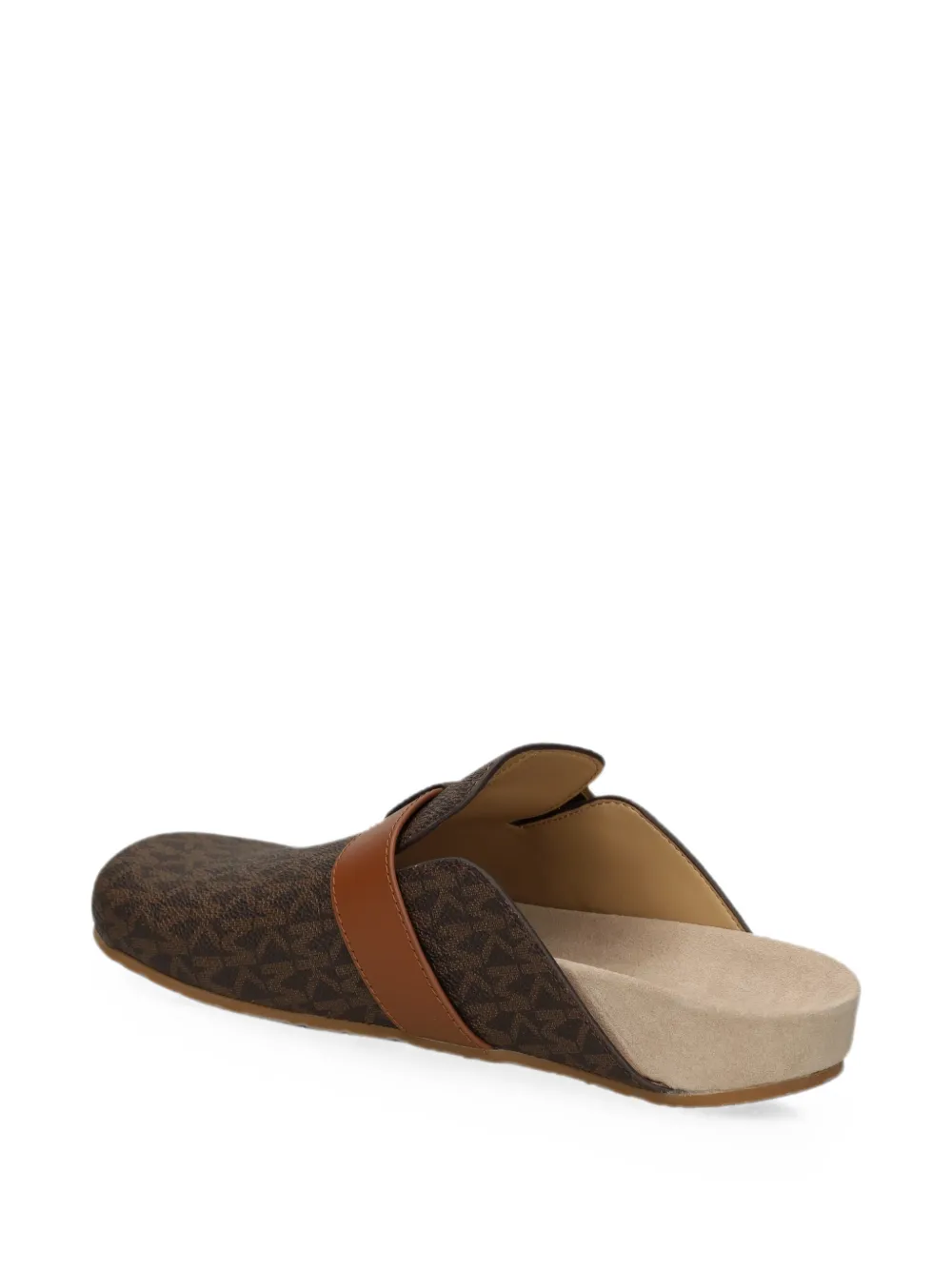 Michael Kors monogram-pattern buckle-fastening mules Bruin