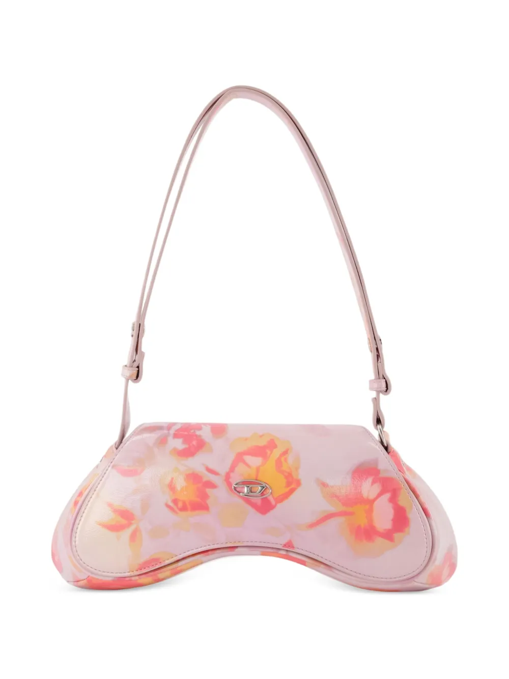 Diesel Play floral-print shoulder bag - Rosa