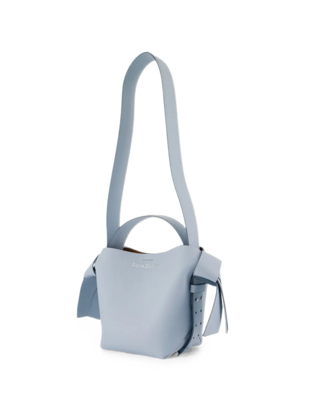 Acne Studios Borsa tote Musubi mini in pelle - Blu