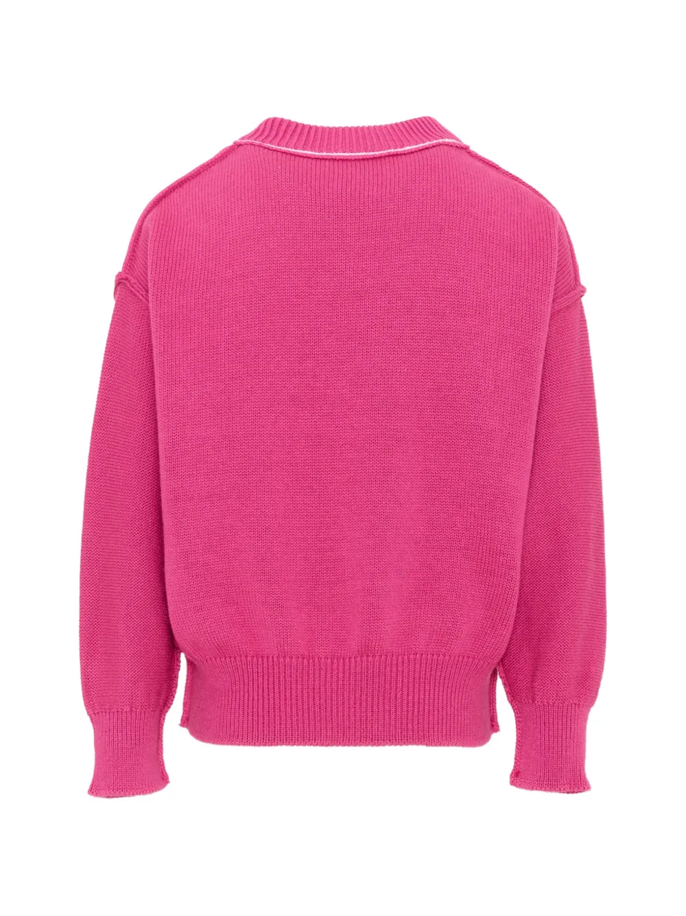 Palm Angels Kids Trui met intarsia logo Roze
