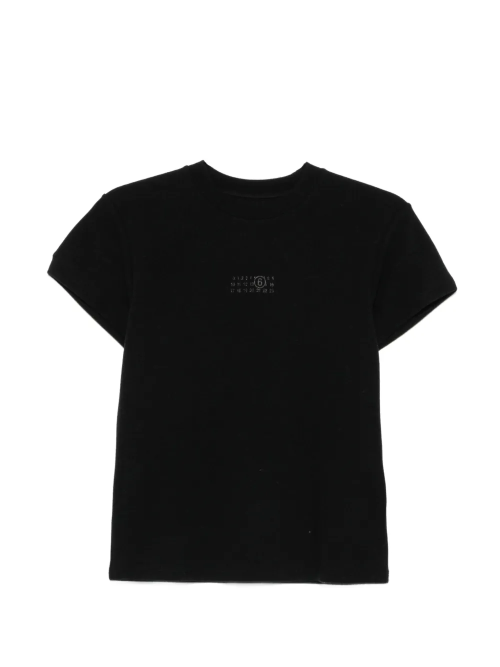 MM6 Maison Margiela logo-print crew-neck T-shirt - Nero