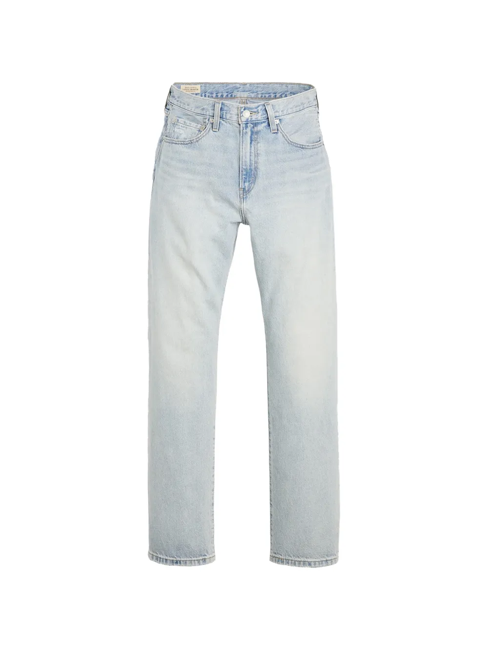 Levi's Easy Dad faded-effect straight-leg jeans - Blu