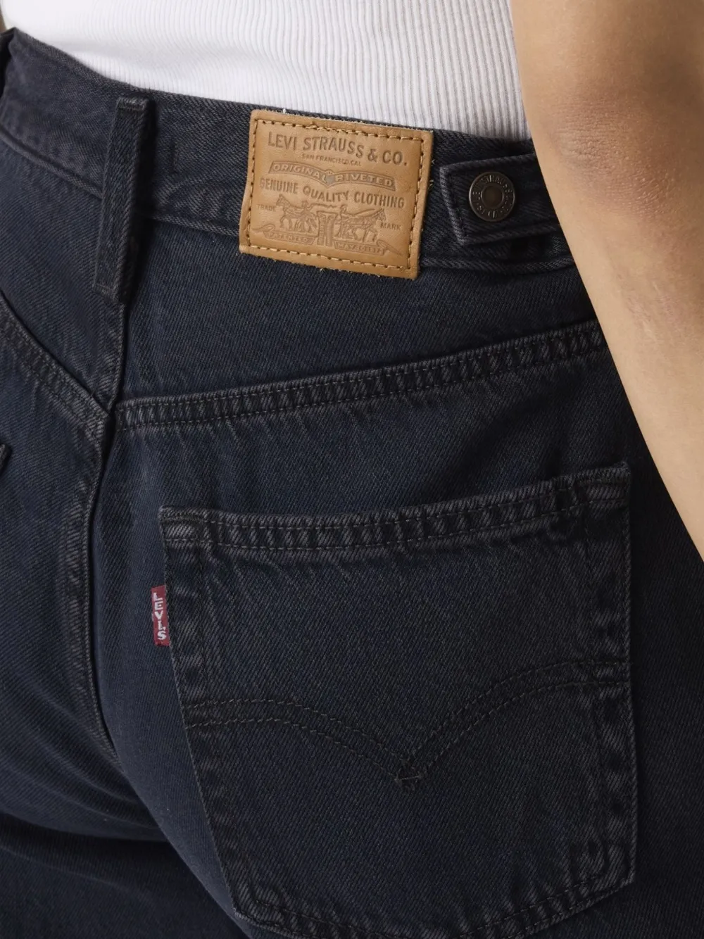 Levi's cinch wide-leg jeans Blauw
