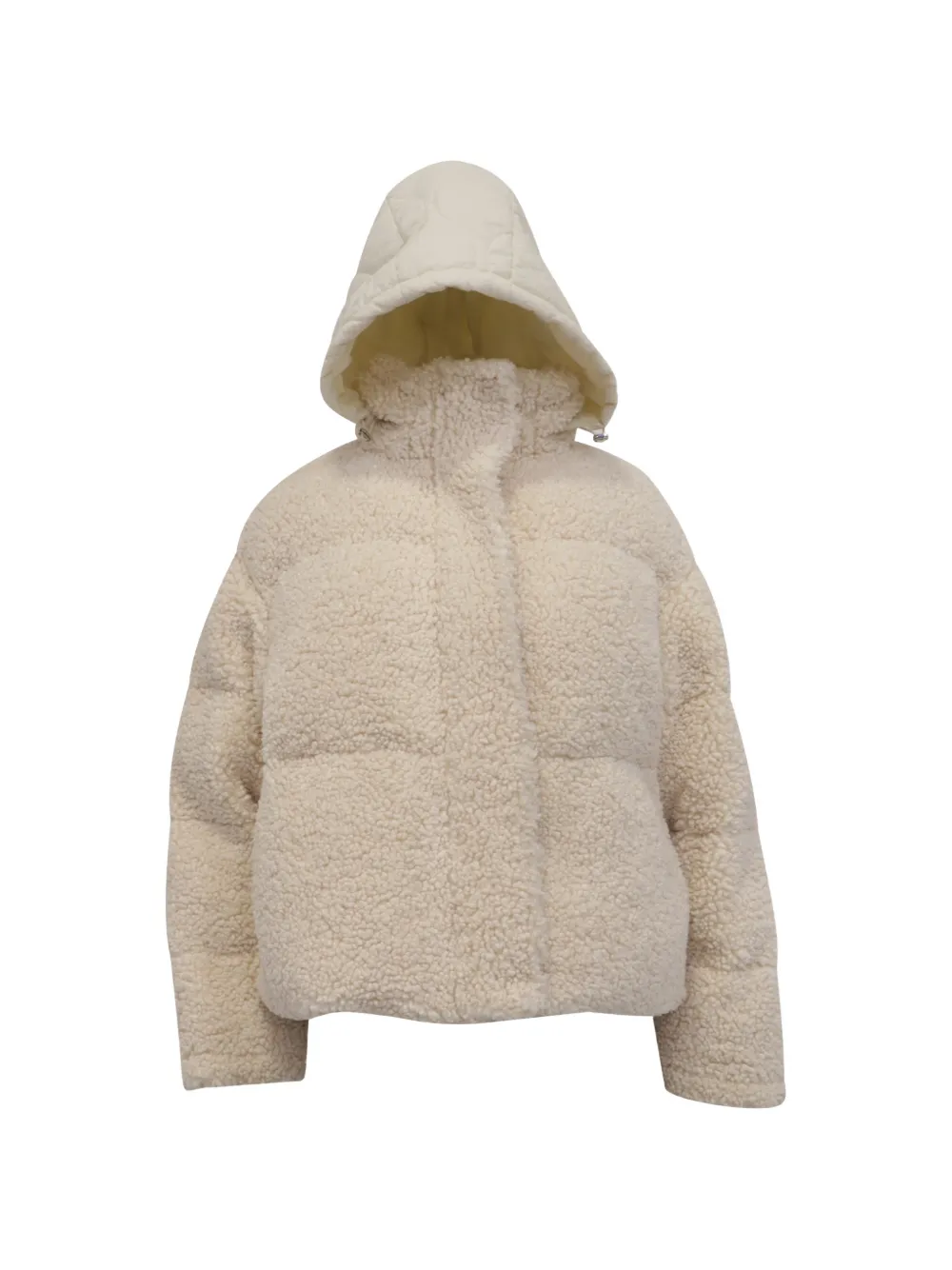 Maje hooded jacket - Neutrals
