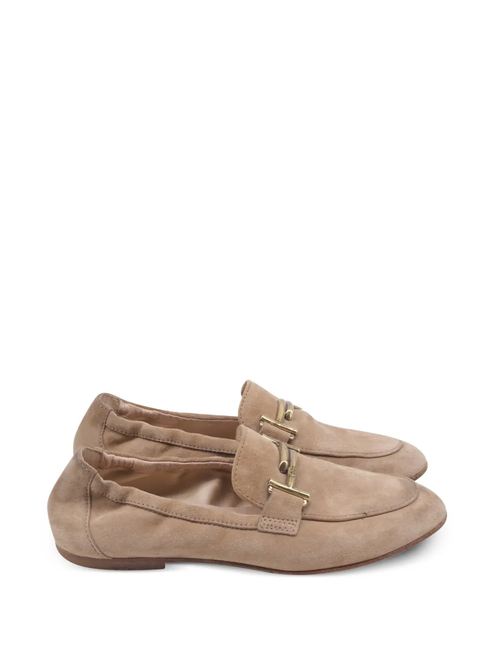 Tod's Vintage Double T Loafer - Nude