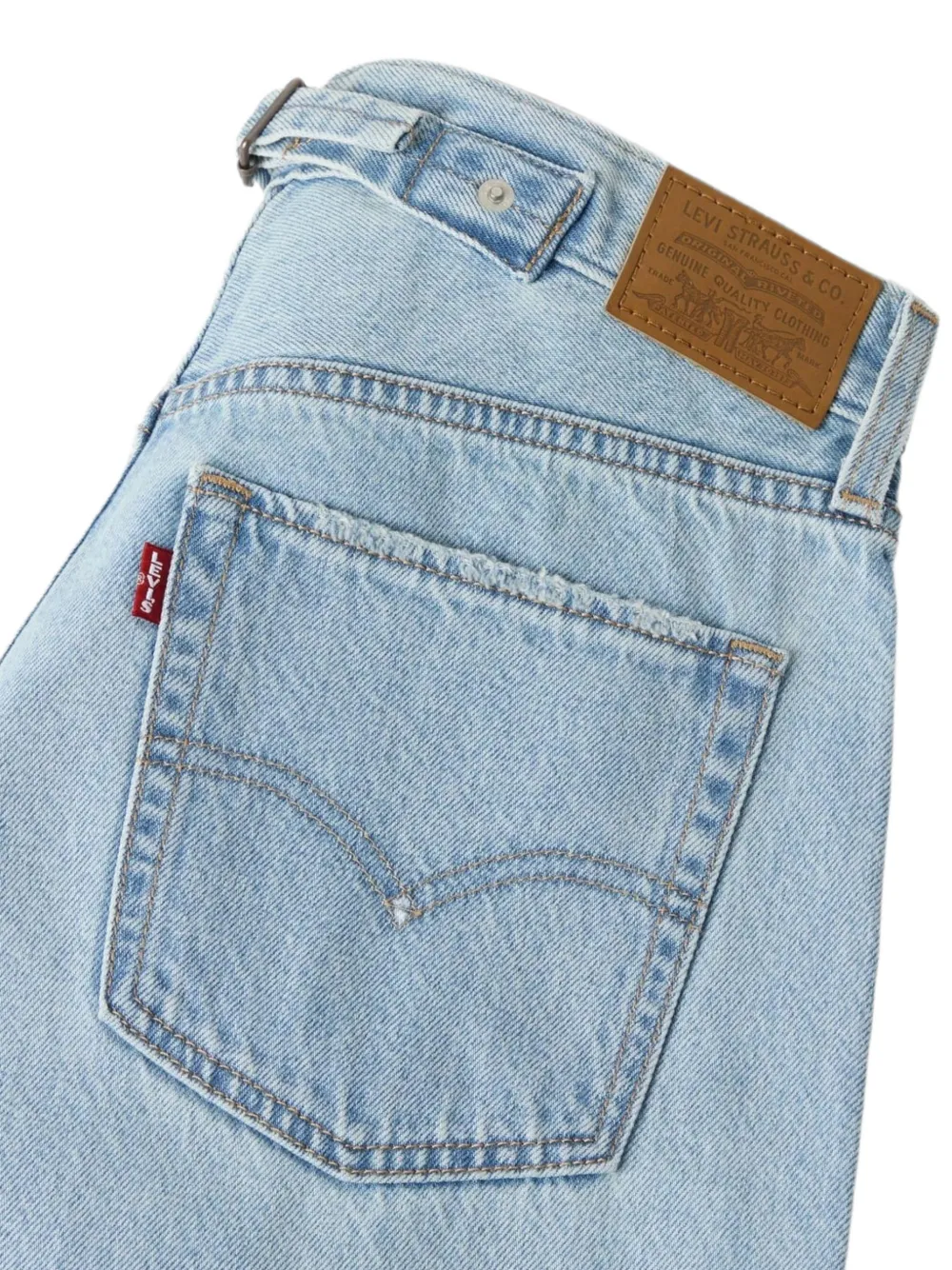 Levi's cinch-back tapered jeans Blauw