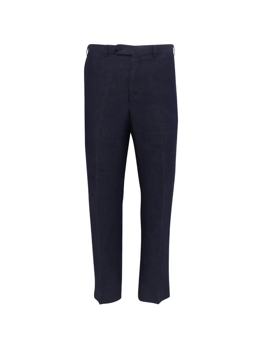 Ermenegildo Zegna Vintage cropped linen trousers - Blu