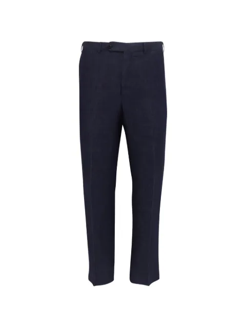 Ermenegildo Zegna Vintage cropped linen trousers