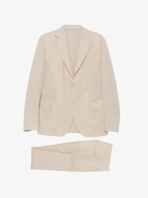 Eleventy drawstring-waist suit