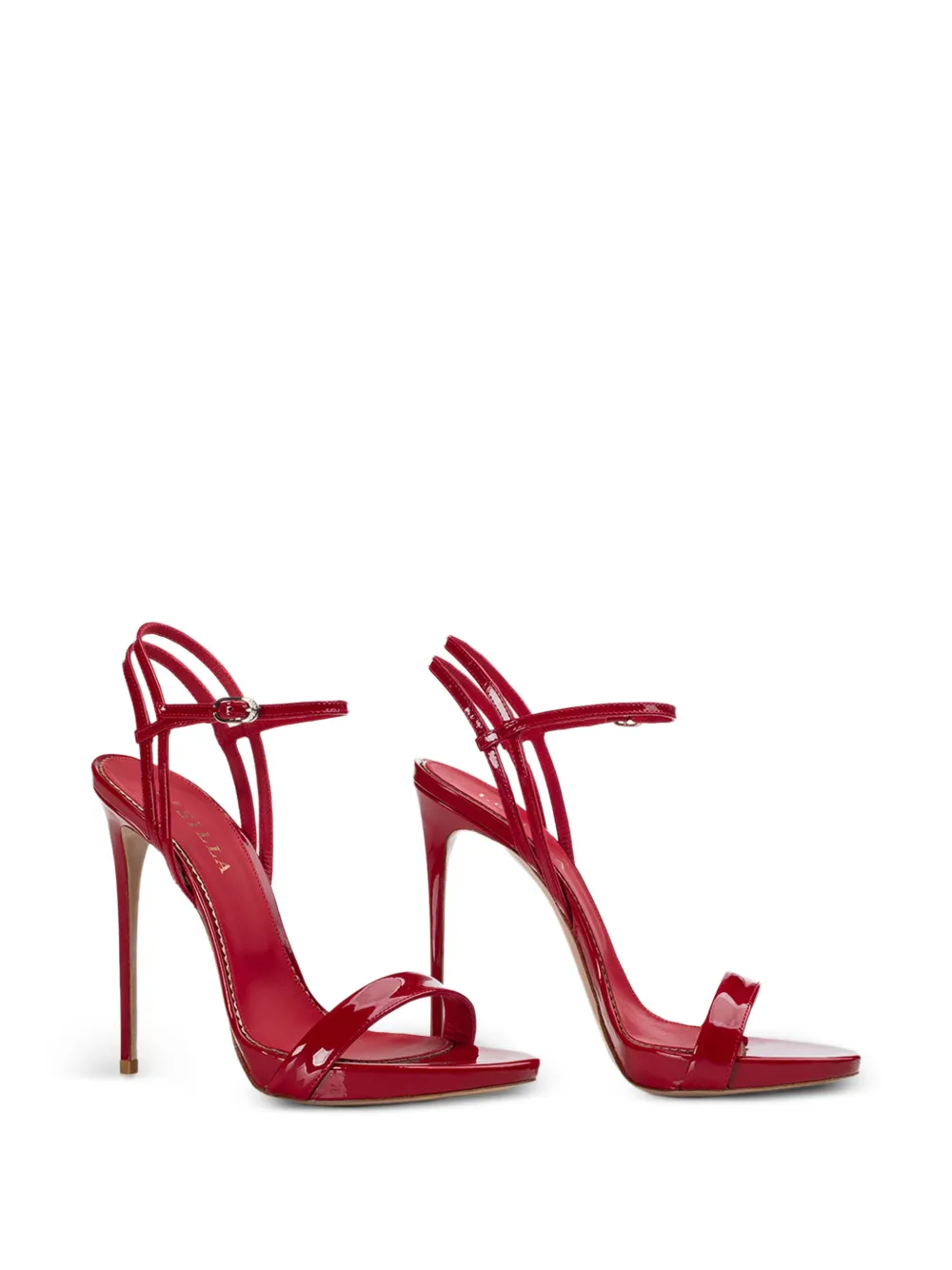 Le Silla Gwen leren sandalen Rood