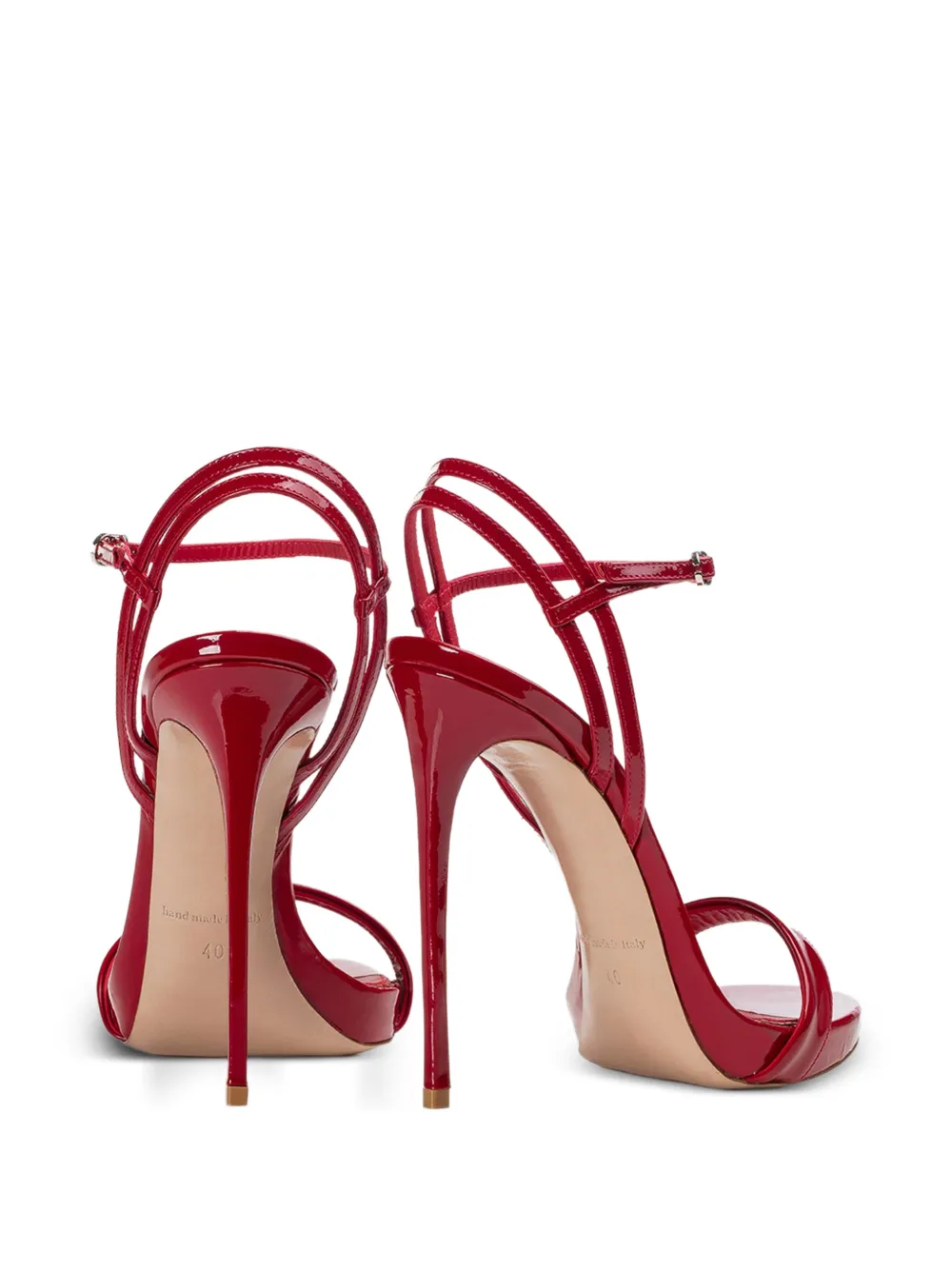 Le Silla Gwen leren sandalen Rood