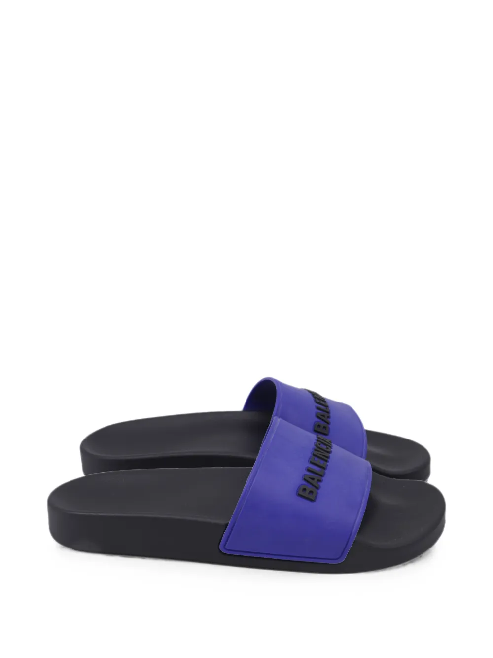 Balenciaga Pre-Owned Pantoletten mit Logo - Blau