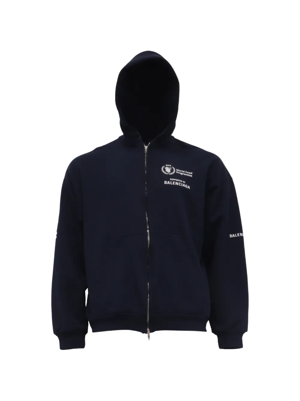 Balenciaga Pre-Owned 2020s World Food Program Hoodie - Blau