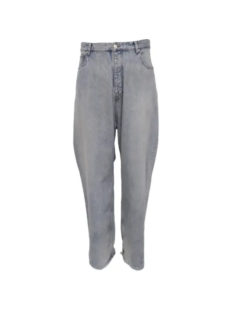 Balenciaga Pre-Owned 2020s distressed straight-leg jeans