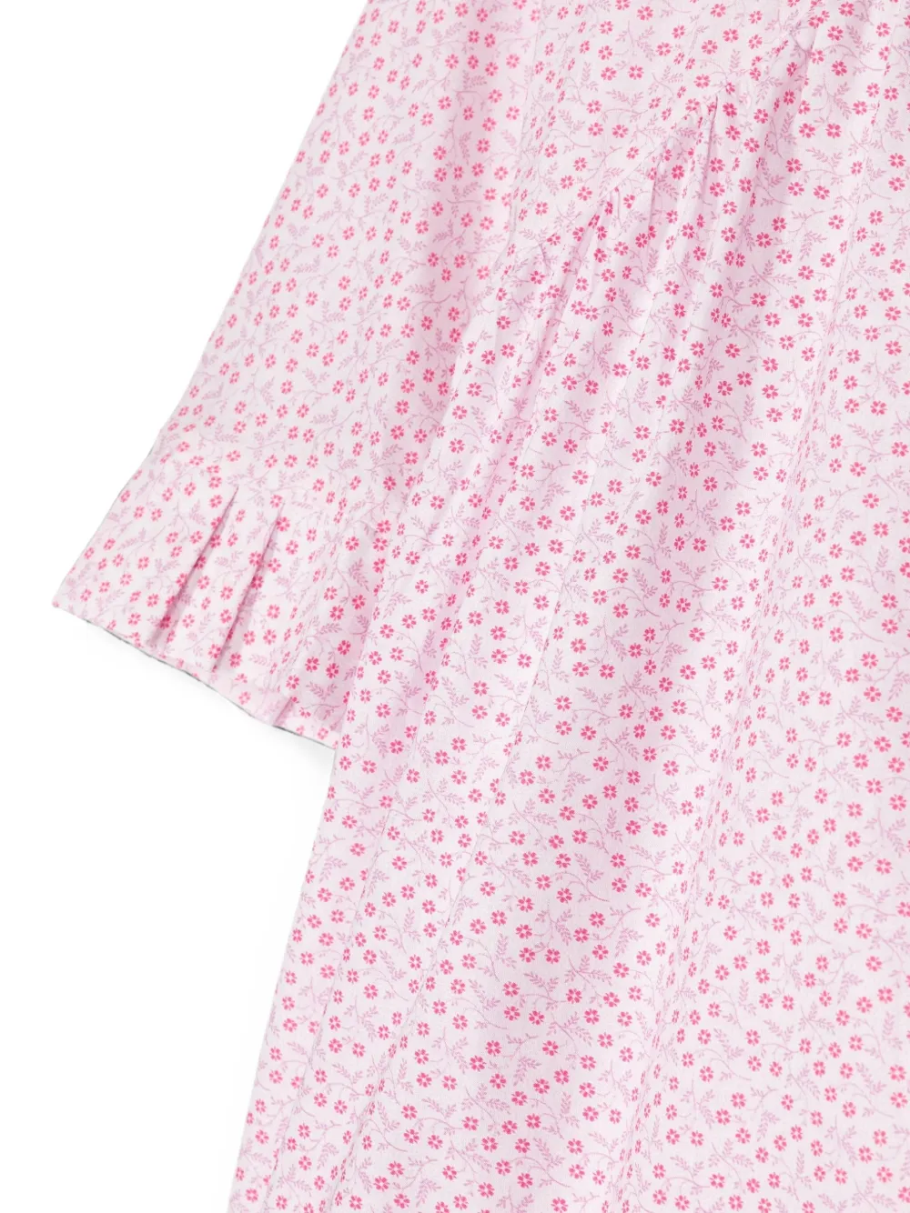 By Walid x Kindred jurk met bloemenprint en ruches Roze